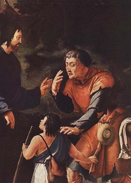 Lucas van Leyden Christ Healing the Blind oil painting picture
